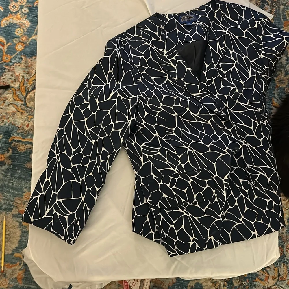 Pendleton Silk Jacket Size 16 - Picture 3 of 6